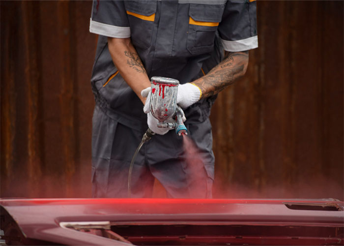 Professional car repairs spray paint repair in Melbourne